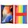 Per Blackview Oscal Pad 10 Custodia antiurto in silicone per tablet da 10,1 pollici con supporto (arcobaleno) Per Blackview Oscal Pad 10 Custodia antiurto in silicone per tablet da 10,1 pollici con supporto (arcobaleno)