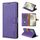 Per Samsung Galaxy A24 4G N.BEKUS CSJ-P1 Custodia in pelle tinta unita (viola) Per Samsung Galaxy A24 4G N.BEKUS CSJ-P1 Custodia in pelle tinta unita (viola)