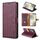 Per Samsung Galaxy A14 5G / 4G N.BEKUS CSJ-P1 Custodia in pelle tinta unita (rosso vino) Per Samsung Galaxy A14 5G / 4G N.BEKUS CSJ-P1 Custodia in pelle tinta unita (rosso vino)