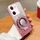 Per vivo Y100 5G Custodia per telefono in TPU con supporto rotondo glitterato sfumato placcato (rosa) Per vivo Y100 5G Custodia per telefono in TPU con supporto rotondo glitterato sfumato placcato (rosa)
