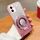 Per vivo Y10 / Y15s 2021 Custodia per telefono in TPU con supporto rotondo glitterato sfumato placcato (rosa) Per vivo Y10 / Y15s 2021 Custodia per telefono in TPU con supporto rotondo glitterato sfumato placcato (rosa)