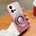 Per vivo Y35 Global 2022 Custodia per telefono in TPU con supporto rotondo glitterato sfumato placcato (rosa) Per vivo Y35 Global 2022 Custodia per telefono in TPU con supporto rotondo glitterato sfumato placcato (rosa)