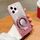 Custodia per telefono in TPU con supporto rotondo glitterato sfumato placcato per Honor 70 (rosa) Custodia per telefono in TPU con supporto rotondo glitterato sfumato placcato per Honor 70 (rosa)