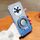 Custodia per telefono in TPU con supporto rotondo glitterato sfumato placcato per Honor Magic4 (blu Sierra) Custodia per telefono in TPU con supporto rotondo glitterato sfumato placcato per Honor Magic4 (blu Sierra)