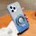 Per Honor 60 SE Custodia per telefono in TPU con supporto rotondo glitterato sfumato placcato (blu Sierra) Per Honor 60 SE Custodia per telefono in TPU con supporto rotondo glitterato sfumato placcato (blu Sierra)
