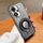 Custodia per telefono in TPU con supporto rotondo glitterato sfumato placcato per Honor Play 50 (nero) Custodia per telefono in TPU con supporto rotondo glitterato sfumato placcato per Honor Play 50 (nero)
