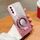 Per Honor X20 SE Custodia per telefono in TPU con supporto rotondo glitterato sfumato placcato (rosa) Per Honor X20 SE Custodia per telefono in TPU con supporto rotondo glitterato sfumato placcato (rosa)