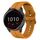 Per cinturino in silicone Garmin Vivoactive4 da 22 mm (giallo ambra)
