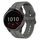 Per Garmin Vivoactive4 cinturino in silicone da 22 mm (grigio scuro)