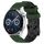 Per Huawei Watch GT3 46mm 22mm Cinturino in silicone bicolore con motivo a calcio (verde militare + nero) Per Huawei Watch GT3 46mm 22mm Cinturino in silicone bicolore con motivo a calcio (verde militare + nero)