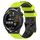 Per Huawei Watch GT Runner 22mm Cinturino in silicone bicolore con motivo a calcio (verde lime + nero) Per Huawei Watch GT Runner 22mm Cinturino in silicone bicolore con motivo a calcio (verde lime + nero)