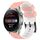 Per Huawei Watch 3 Pro Nuovo cinturino in silicone bicolore da 22 mm con motivo a calcio (rosa + bianco) Per Huawei Watch 3 Pro Nuovo cinturino in silicone bicolore da 22 mm con motivo a calcio (rosa + bianco)
