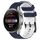 Per Huawei Watch 3 Pro Nuovo cinturino in silicone bicolore da 22 mm con motivo a calcio (blu notte + bianco) Per Huawei Watch 3 Pro Nuovo cinturino in silicone bicolore da 22 mm con motivo a calcio (blu notte + bianco)