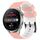 Per Huawei Watch 3 Pro 22mm Cinturino in silicone bicolore con motivo a calcio (rosa + bianco) Per Huawei Watch 3 Pro 22mm Cinturino in silicone bicolore con motivo a calcio (rosa + bianco)