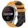 Per Huawei Watch 3 Pro 22mm Cinturino in silicone bicolore con motivo a calcio (giallo + nero) Per Huawei Watch 3 Pro 22mm Cinturino in silicone bicolore con motivo a calcio (giallo + nero)