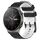Per Huawei GT2 Pro 22mm Cinturino in silicone bicolore con motivo a calcio (nero + bianco)