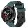 For Honor Watch GS Pro 22mm Cinturino per orologio in silicone bicolore con motivo a calcio (verde oliva + nero)
