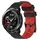 For Honor Watch GS Pro 22mm Cinturino in silicone bicolore con motivo a calcio (nero + rosso) For Honor Watch GS Pro 22mm Cinturino in silicone bicolore con motivo a calcio (nero + rosso)