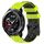 For Honor Watch GS Pro 22mm Cinturino per orologio in silicone bicolore con motivo a calcio (verde lime + nero) For Honor Watch GS Pro 22mm Cinturino per orologio in silicone bicolore con motivo a calcio (verde lime + nero)