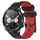 For Honor Watch Dream 22mm Cinturino in silicone bicolore con motivo a calcio (nero + rosso) For Honor Watch Dream 22mm Cinturino in silicone bicolore con motivo a calcio (nero + rosso)