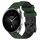Per Xiaomi MI Watch S2 Cinturino per orologio in silicone bicolore da 22 mm con motivo a calcio (verde militare + nero) Per Xiaomi MI Watch S2 Cinturino per orologio in silicone bicolore da 22 mm con motivo a calcio (verde militare + nero)