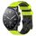 Per Xiaomi MI Watch S1 Cinturino per orologio in silicone bicolore da 22 mm con motivo a calcio (verde lime + nero) Per Xiaomi MI Watch S1 Cinturino per orologio in silicone bicolore da 22 mm con motivo a calcio (verde lime + nero)