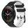 Per Xiaomi MI Watch S1 Pro 22mm Cinturino in silicone bicolore con motivo a calcio (nero + bianco) Per Xiaomi MI Watch S1 Pro 22mm Cinturino in silicone bicolore con motivo a calcio (nero + bianco)