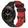 Per Xiaomi MI Watch S1 Pro 22mm Modello di calcio Cinturino in silicone bicolore (nero + rosso) Per Xiaomi MI Watch S1 Pro 22mm Modello di calcio Cinturino in silicone bicolore (nero + rosso)