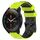 Per Xiaomi MI Watch S1 Pro 22mm Cinturino per orologio in silicone bicolore con motivo a calcio (verde lime + nero) Per Xiaomi MI Watch S1 Pro 22mm Cinturino per orologio in silicone bicolore con motivo a calcio (verde lime + nero)