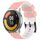 Per Xiaomi MI Watch Color 2 22mm Football Pattern Cinturino in silicone bicolore (rosa + bianco) Per Xiaomi MI Watch Color 2 22mm Football Pattern Cinturino in silicone bicolore (rosa + bianco)