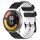 Per Xiaomi MI Watch Color 2 22mm Football Pattern Cinturino in silicone bicolore (nero + bianco) Per Xiaomi MI Watch Color 2 22mm Football Pattern Cinturino in silicone bicolore (nero + bianco)