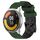 Per Xiaomi MI Watch Color 2 22mm Football Pattern Cinturino in silicone bicolore (verde militare + nero) Per Xiaomi MI Watch Color 2 22mm Football Pattern Cinturino in silicone bicolore (verde militare + nero)