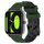 Per Xiaomi Haylou RS4 LS12 Cinturino per orologio in silicone bicolore da 22 mm con motivo a calcio (verde militare + nero) Per Xiaomi Haylou RS4 LS12 Cinturino per orologio in silicone bicolore da 22 mm con motivo a calcio (verde militare + nero)