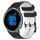 Per Garmin Venu 2 22mm Cinturino per orologio in silicone bicolore con motivo a calcio (nero + bianco) Per Garmin Venu 2 22mm Cinturino per orologio in silicone bicolore con motivo a calcio (nero + bianco)