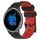 Per Garmin Venu 2 22mm Cinturino in silicone bicolore con motivo a calcio (nero + rosso) Per Garmin Venu 2 22mm Cinturino in silicone bicolore con motivo a calcio (nero + rosso)