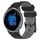 Per Garmin Venu 2 22mm Cinturino per orologio in silicone bicolore con motivo a calcio (nero + grigio) Per Garmin Venu 2 22mm Cinturino per orologio in silicone bicolore con motivo a calcio (nero + grigio)