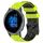 Per Garmin Venu 2 22mm Cinturino in silicone bicolore con motivo a calcio (verde lime + nero) Per Garmin Venu 2 22mm Cinturino in silicone bicolore con motivo a calcio (verde lime + nero)