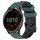 Per Garmin Vivoactive4 22mm Cinturino per orologio in silicone bicolore con motivo a calcio (verde oliva + nero) Per Garmin Vivoactive4 22mm Cinturino per orologio in silicone bicolore con motivo a calcio (verde oliva + nero)