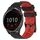 Per Garmin Vivoactive4 22mm Cinturino per orologio in silicone bicolore con motivo a calcio (nero + rosso) Per Garmin Vivoactive4 22mm Cinturino per orologio in silicone bicolore con motivo a calcio (nero + rosso)
