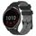 Per Garmin Vivoactive4 22mm Cinturino per orologio in silicone bicolore con motivo a calcio (nero + grigio) Per Garmin Vivoactive4 22mm Cinturino per orologio in silicone bicolore con motivo a calcio (nero + grigio)