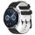 Per Huawei Watch GT3 42mm 20mm Cinturino in silicone bicolore con motivo a calcio (nero + bianco) Per Huawei Watch GT3 42mm 20mm Cinturino in silicone bicolore con motivo a calcio (nero + bianco)
