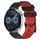 Per Huawei Watch GT3 42mm 20mm Cinturino in silicone bicolore con motivo a calcio (nero + rosso) Per Huawei Watch GT3 42mm 20mm Cinturino in silicone bicolore con motivo a calcio (nero + rosso)