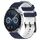 Per Huawei Watch GT3 42mm 20mm Cinturino in silicone bicolore con motivo a calcio (blu notte + bianco) Per Huawei Watch GT3 42mm 20mm Cinturino in silicone bicolore con motivo a calcio (blu notte + bianco)