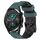 Per Huawei Watch GT2 42mm 20mm Cinturino in silicone bicolore con motivo a calcio (verde oliva + nero) Per Huawei Watch GT2 42mm 20mm Cinturino in silicone bicolore con motivo a calcio (verde oliva + nero)