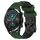 Per Huawei Watch GT2 42mm 20mm Cinturino in silicone bicolore con motivo a calcio (verde militare + nero) Per Huawei Watch GT2 42mm 20mm Cinturino in silicone bicolore con motivo a calcio (verde militare + nero)