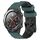 Per Huawei Watch 2 Cinturino in silicone bicolore da 20 mm con motivo a calcio (verde oliva + nero) Per Huawei Watch 2 Cinturino in silicone bicolore da 20 mm con motivo a calcio (verde oliva + nero)