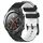 Per Huawei Watch 2 Cinturino in silicone bicolore da 20 mm con motivo a calcio (nero + bianco) Per Huawei Watch 2 Cinturino in silicone bicolore da 20 mm con motivo a calcio (nero + bianco)