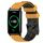 Cinturino per orologio in silicone bicolore con motivo a calcio da 20 mm per Honor Watch ES (giallo + nero) Cinturino per orologio in silicone bicolore con motivo a calcio da 20 mm per Honor Watch ES (giallo + nero)
