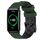 For Honor Watch ES 20mm Cinturino per orologio in silicone bicolore con motivo a calcio (verde militare + nero) For Honor Watch ES 20mm Cinturino per orologio in silicone bicolore con motivo a calcio (verde militare + nero)