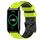 For Honor Watch ES 20mm Cinturino in silicone bicolore con motivo a calcio (verde lime + nero) For Honor Watch ES 20mm Cinturino in silicone bicolore con motivo a calcio (verde lime + nero)